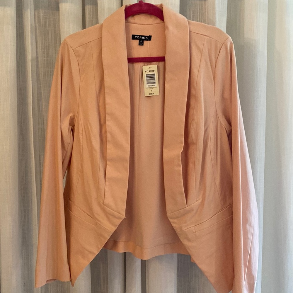 Blush blazer new with tags